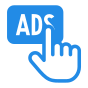 paid social advertising icon